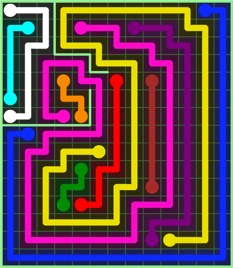 Flow Free 9225 Solution