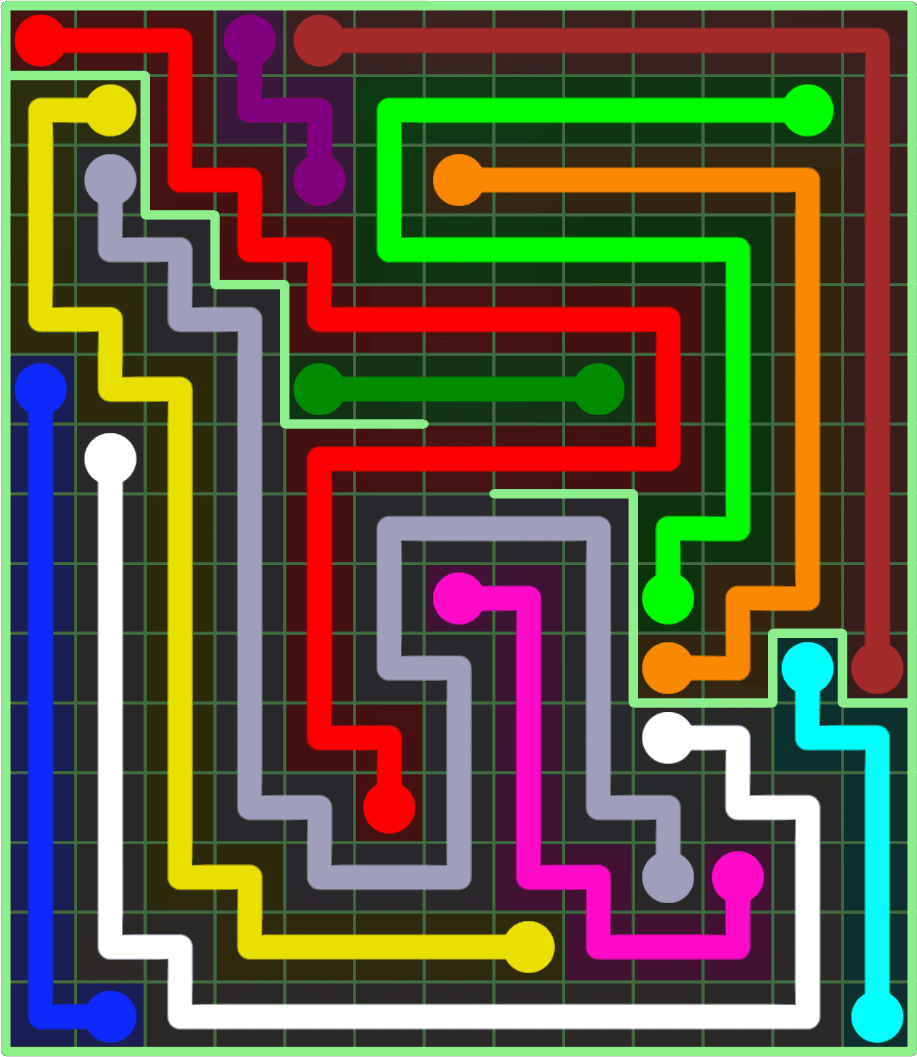 Flow Free 9226 Solution