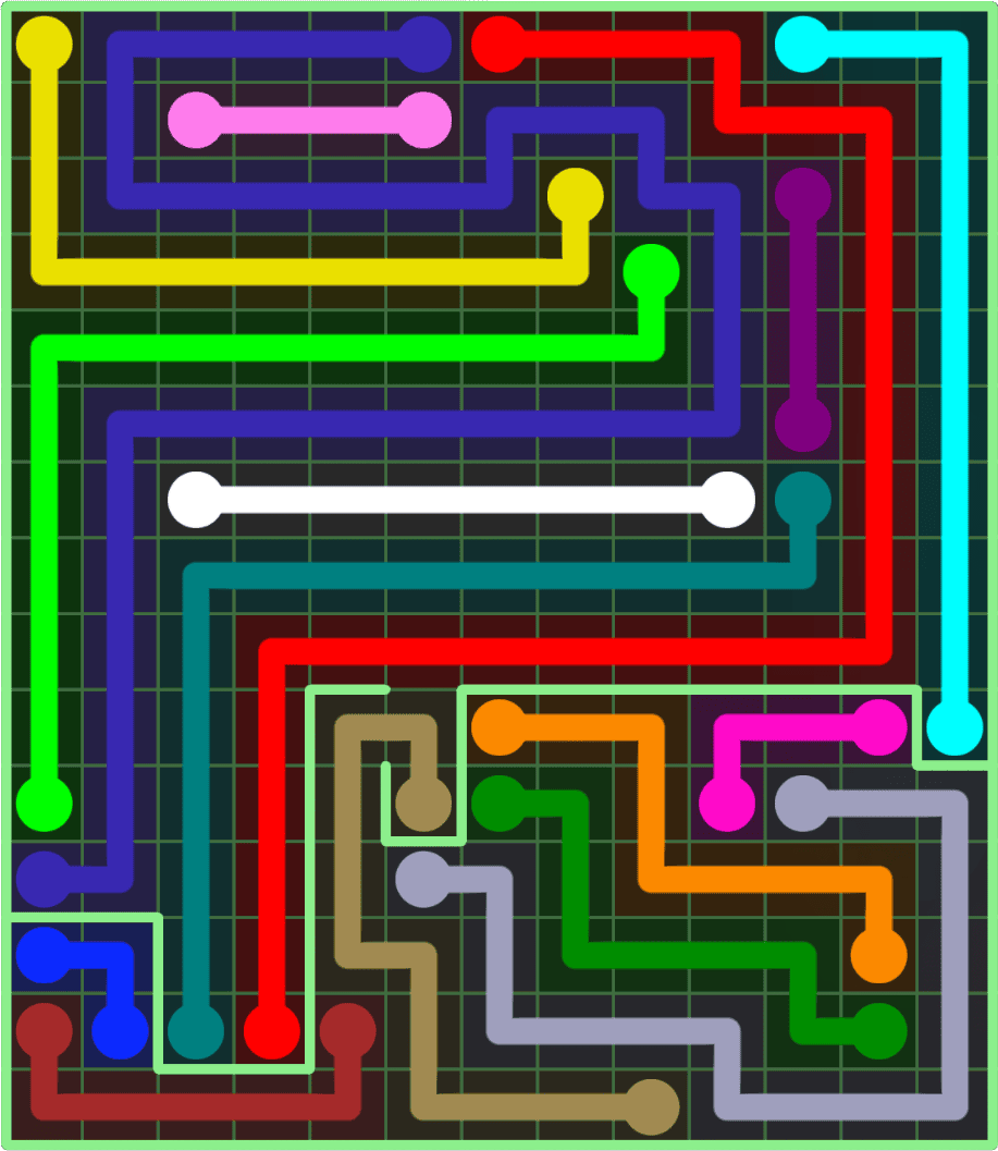 Flow Free 9229 Solution