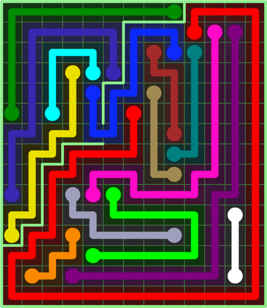 Flow Free 9231 Solution