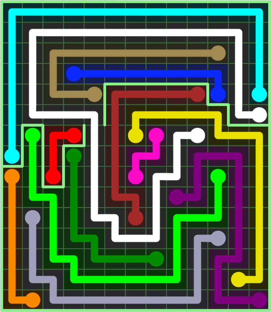 Flow Free 9235 Solution