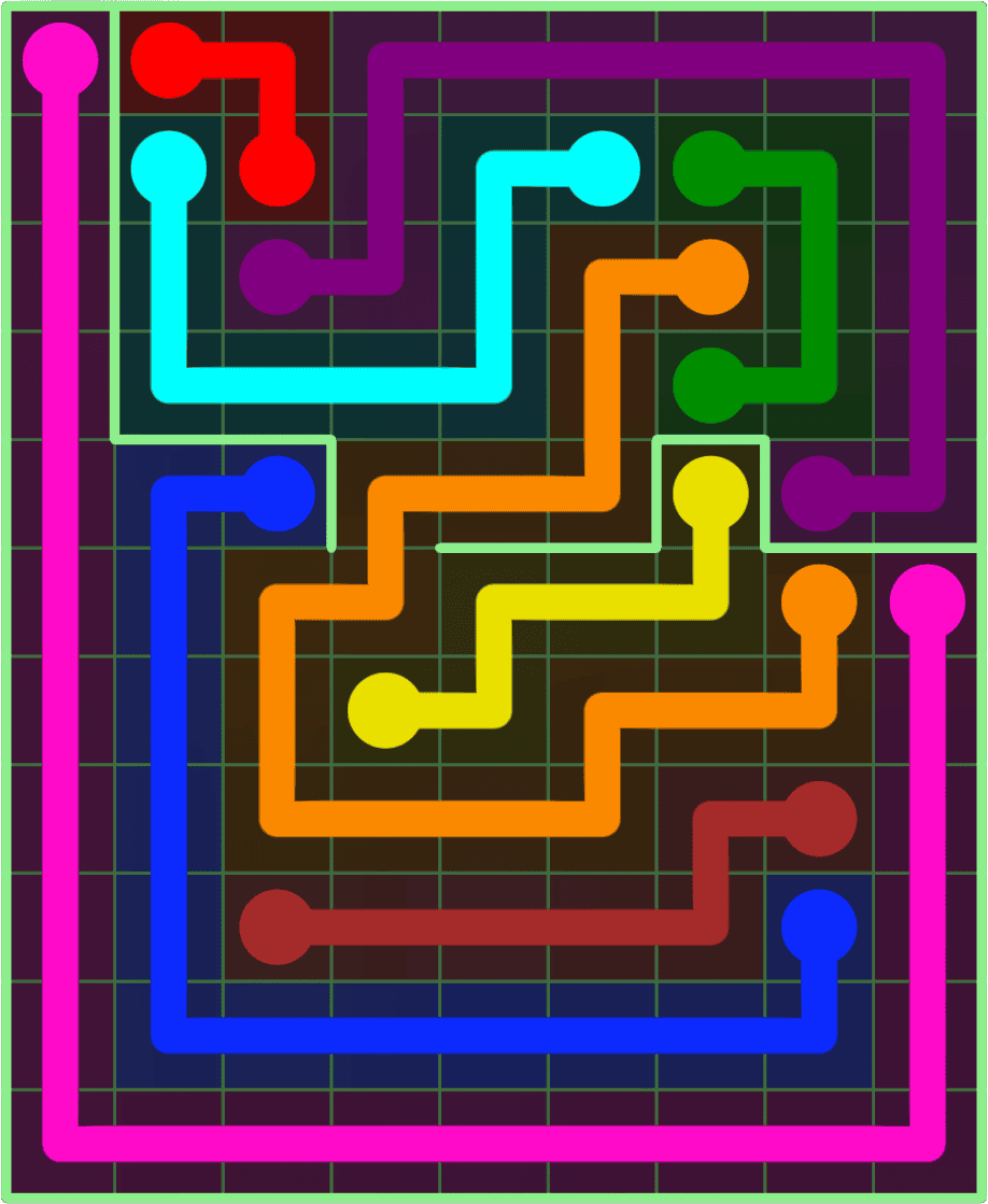 Flow Free 9091 Solution