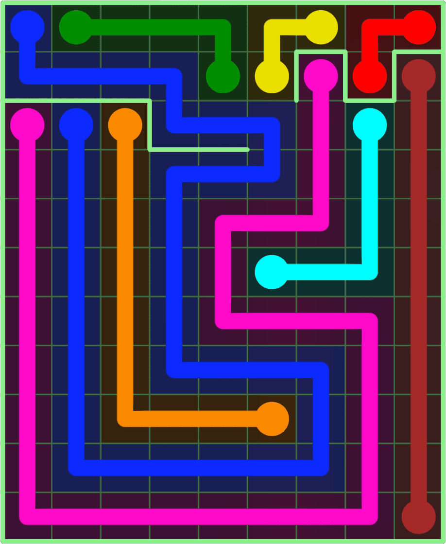 Flow Free 9108 Solution