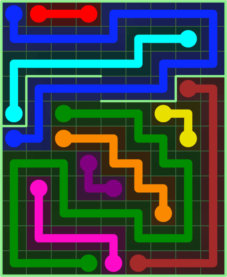 Flow Free 9109 Solution