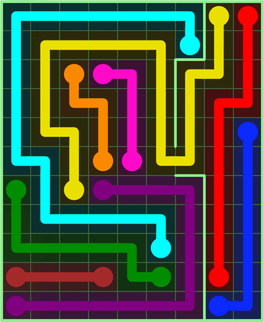 Flow Free 9110 Solution