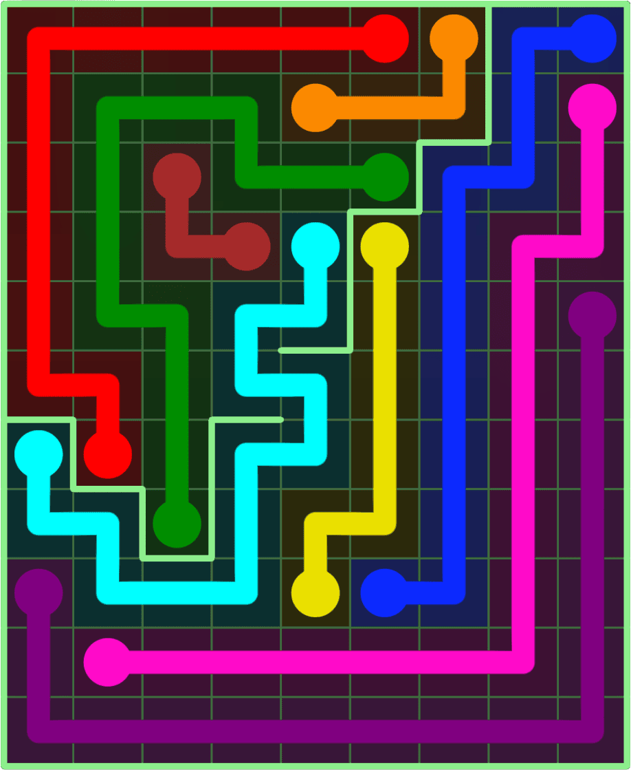 Flow Free 9116 Solution