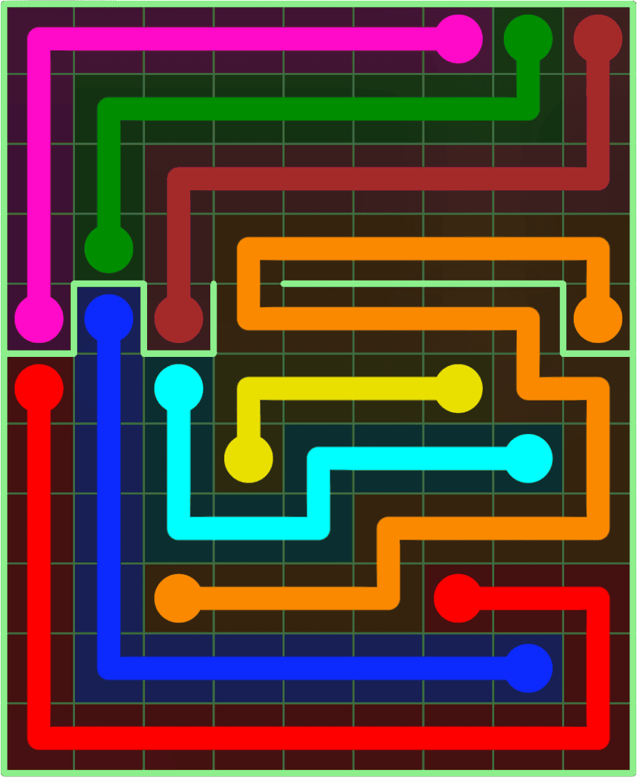 Flow Free 9097 Solution