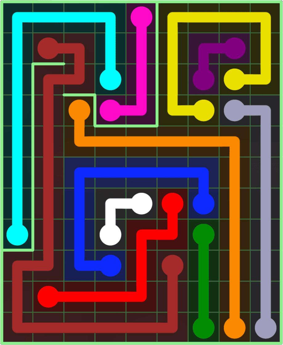 Flow Free 9099 Solution