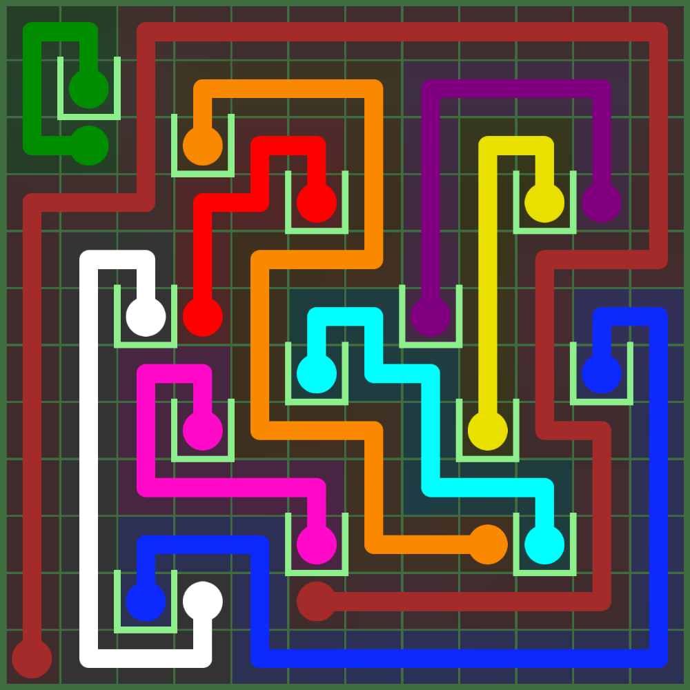 Flow Free 3552 Solution