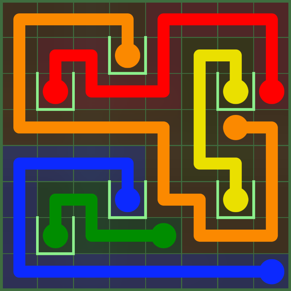 Flow Free 3442 Solution